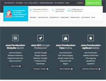 Tablet Screenshot of jasapembuatanwebsite.me
